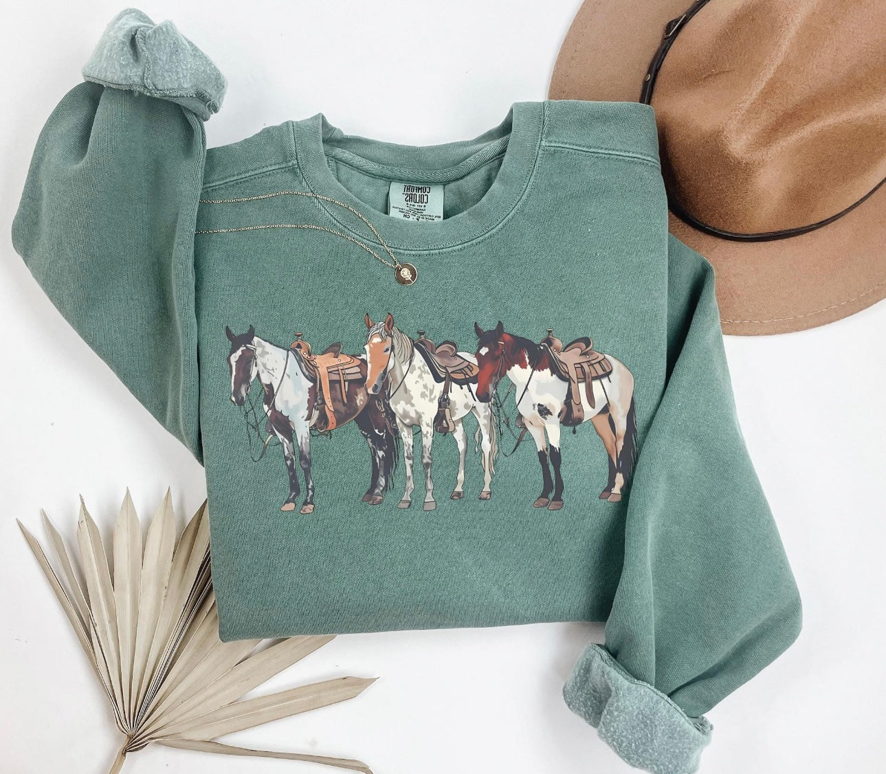 Vintage Horses Crewnecks